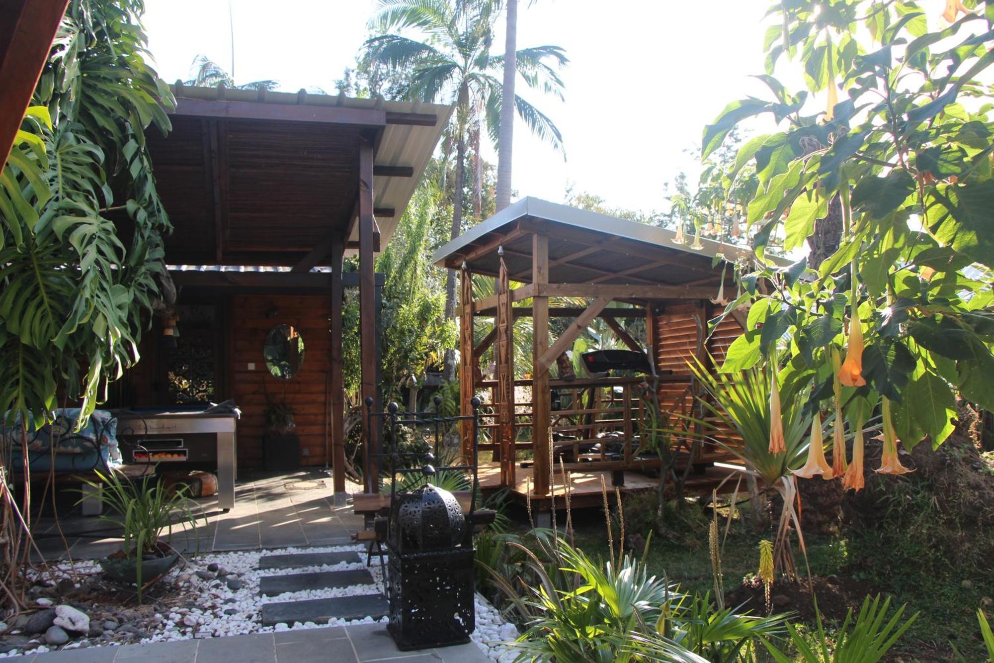 La Liane De Jade 974-Lodge Le Palissandre - Jacuzzi Privatif - Piscine Chauffee Le Bois de Nefles  Экстерьер фото